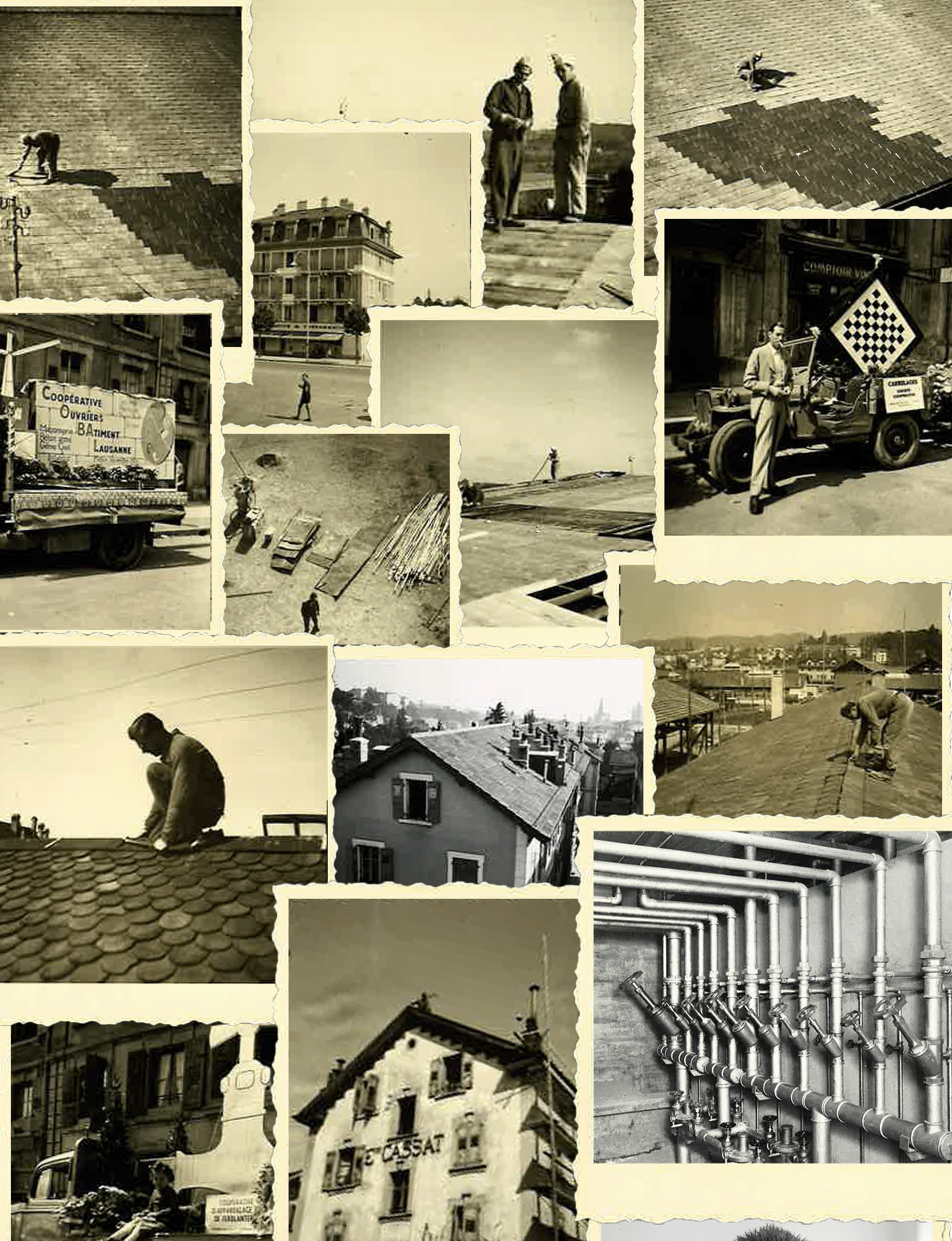 histoire cofal ferblanterie lausanne sanitaire 80 ans fresque d'images